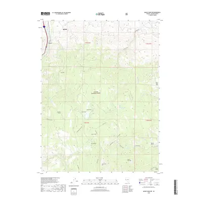 2018 Map of Mount Rose NW, 2018 Print