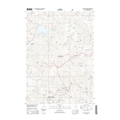 2015 Map of Mount Rushmore, 2015 Print