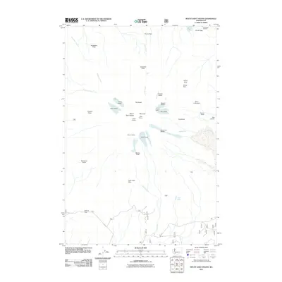 2011 Map of Mount Saint Helens, 2011 Print