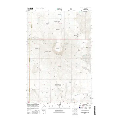 2013 Map of Mount Saint Helens, 2013 Print