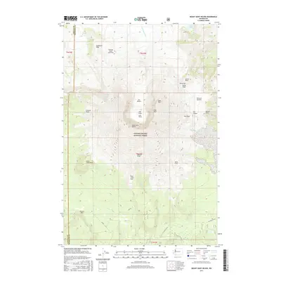 2017 Map of Mount Saint Helens, 2017 Print