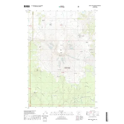 2020 Map of Mount Saint Helens, 2020 Print