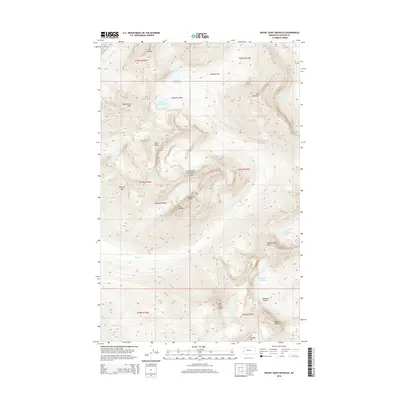 2014 Map of Mount Saint Nicholas, 2014 Print