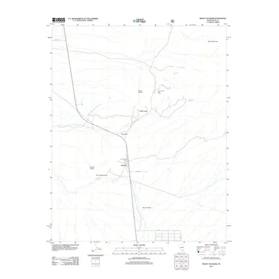 2012 Map of Mount Schader, 2012 Print