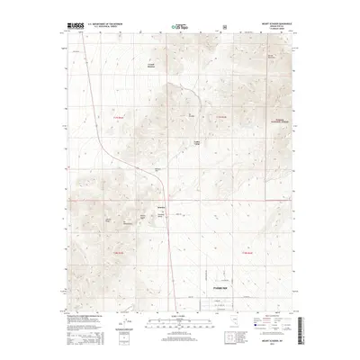 2014 Map of Mount Schader, 2014 Print