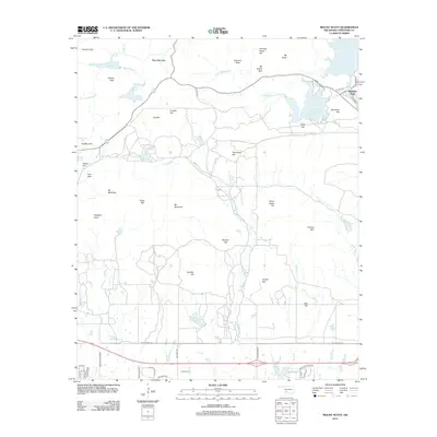 2012 Map of Mount Scott, 2012 Print