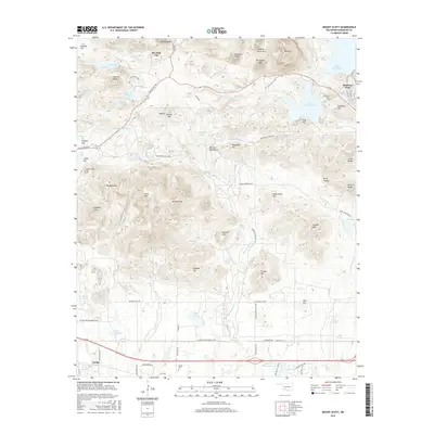 2016 Map of Mount Scott, 2016 Print