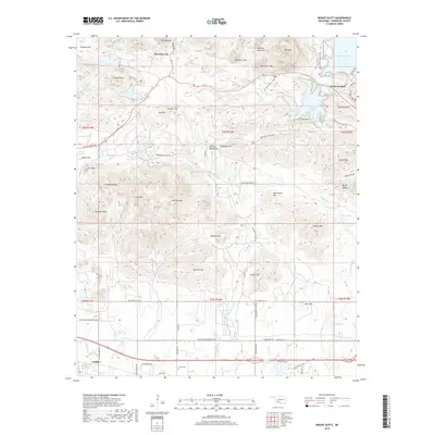 2018 Map of Mount Scott, 2018 Print