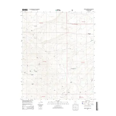 2013 Map of Mount Sedgwick, 2013 Print