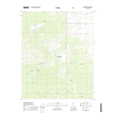 2020 Map of Mount Sedgwick, 2020 Print