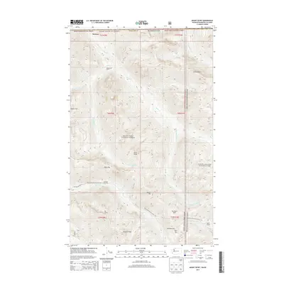 2014 Map of Mount Sefrit, 2014 Print