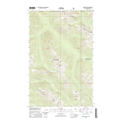 2017 Map of Mount Sefrit, 2017 Print