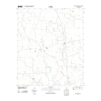 2010 Map of Mount Selman, 2010 Print