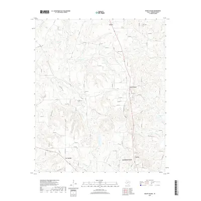 2019 Map of Mount Selman, 2019 Print