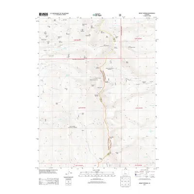 2013 Map of Mount Sherman, 2013 Print