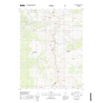 2019 Map of Mount Sherman, 2019 Print
