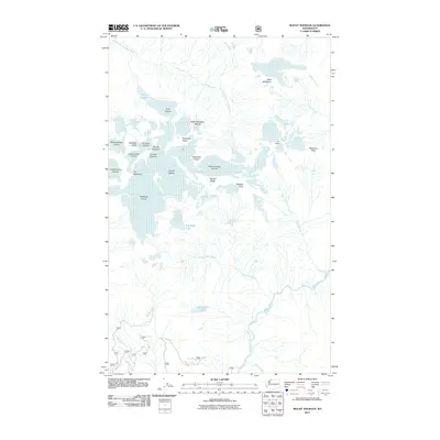 2011 Map of Mount Shuksan, 2011 Print