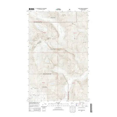 2014 Map of Mount Shuksan, 2014 Print
