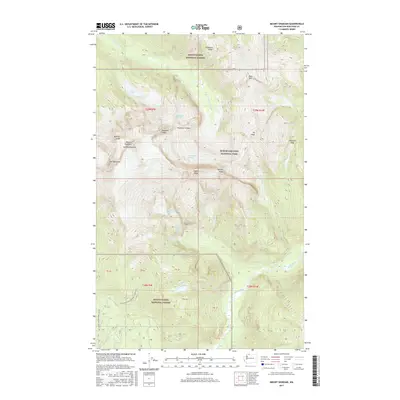 2017 Map of Mount Shuksan, 2017 Print
