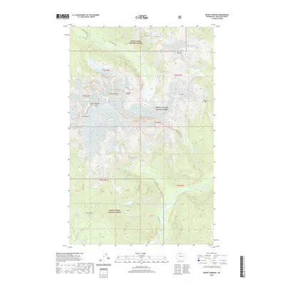 2020 Map of Mount Shuksan, 2020 Print
