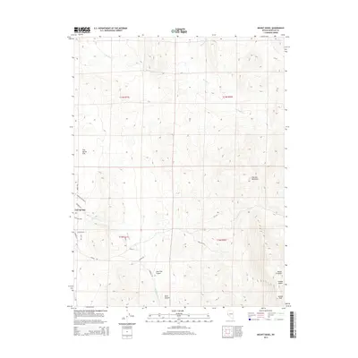 2014 Map of Mount Siegel, 2014 Print