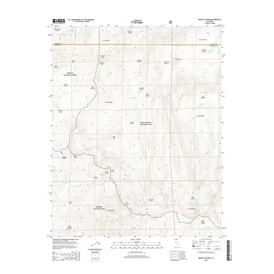 2015 Map of Mount Silliman, 2015 Print