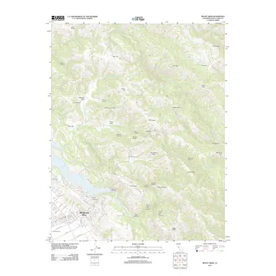 2012 Map of Mount Sizer, 2012 Print