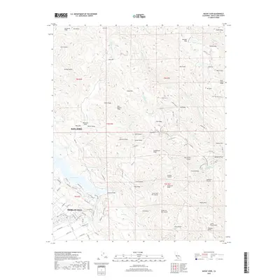 2018 Map of Mount Sizer, 2018 Print
