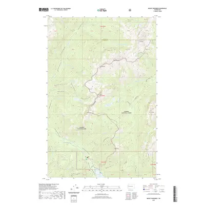 2020 Map of Mount Skokomish, 2020 Print