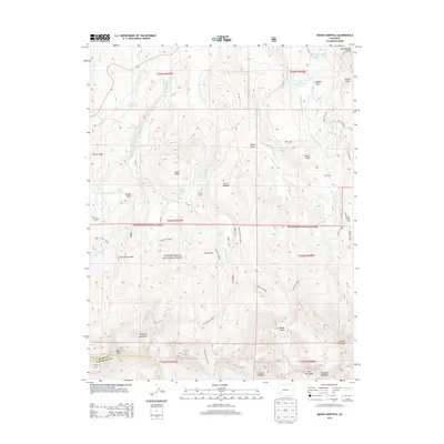 2013 Map of Mount Sneffels, 2013 Print