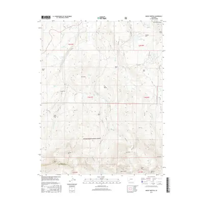 2016 Map of Mount Sneffels, 2016 Print