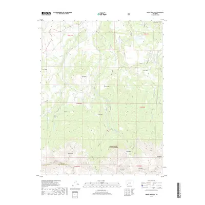 2019 Map of Mount Sneffels, 2019 Print
