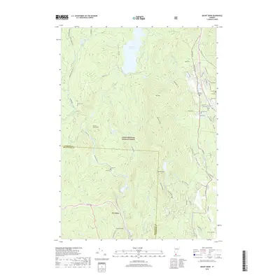 2018 Map of Mount Snow, 2018 Print