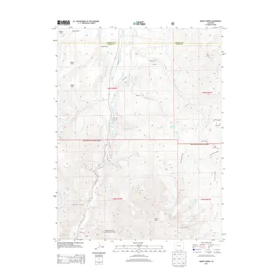 2013 Map of Mount Sopris, 2013 Print