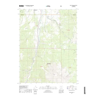 2019 Map of Mount Sopris, 2019 Print