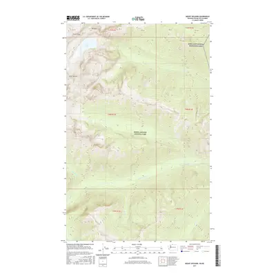 2017 Map of Mount Spickard, 2017 Print