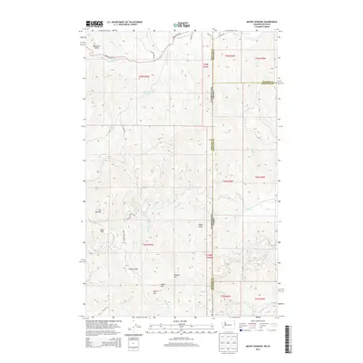 2014 Map of Mount Spokane, 2014 Print
