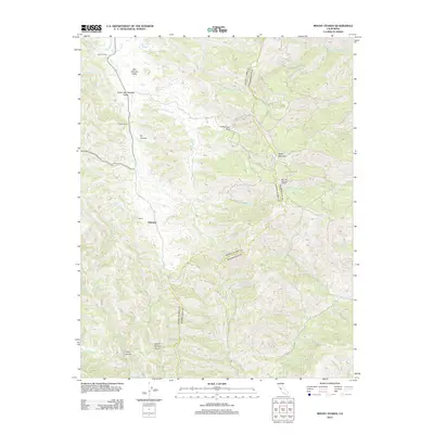 2012 Map of Mount Stakes, 2012 Print