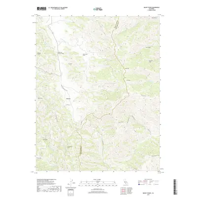 2018 Map of Mount Stakes, 2018 Print