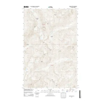 2014 Map of Mount Steel, 2014 Print