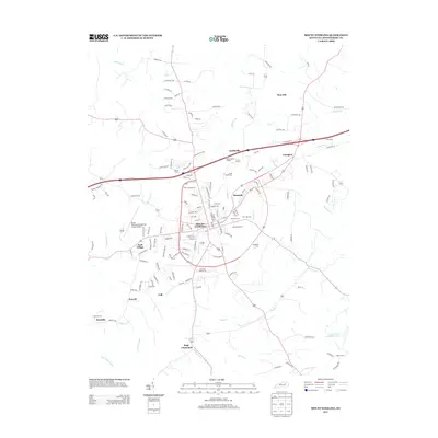 2013 Map of Mount Sterling, 2013 Print