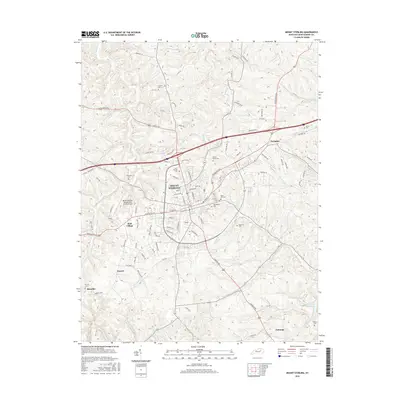 2016 Map of Mount Sterling, 2016 Print