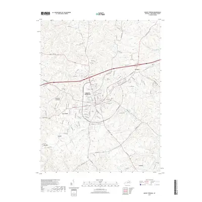 2019 Map of Mount Sterling, 2019 Print