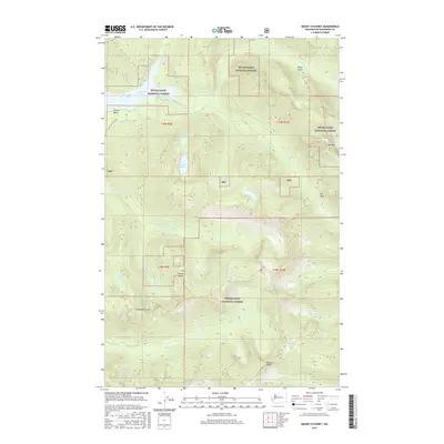 2017 Map of Mount Stickney, 2017 Print