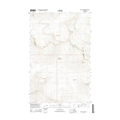 2014 Map of Mount Stimson, 2014 Print