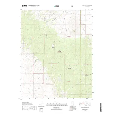 2018 Map of Mount Stirling, 2018 Print