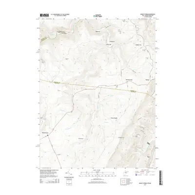 2014 Map of Mount Storm, 2014 Print