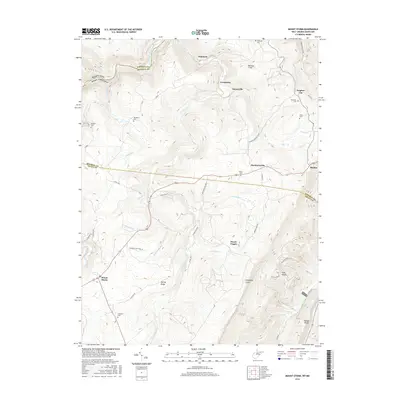 2016 Map of Mount Storm, 2016 Print