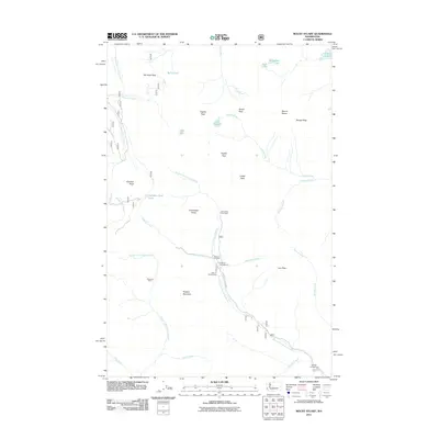 2011 Map of Mount Stuart, 2011 Print