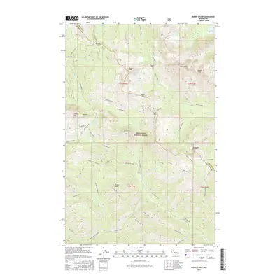 2017 Map of Mount Stuart, 2017 Print